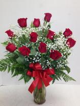 PES doz red roses